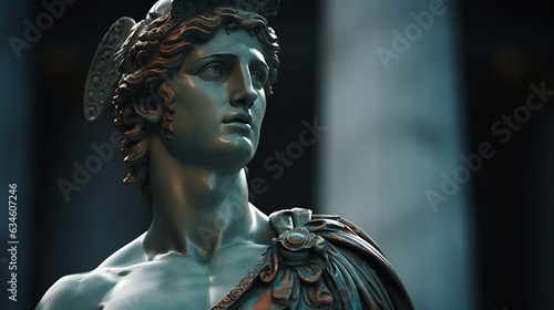The greek god hermes.generative ai
