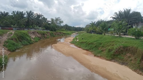A dry  river  in kluang, johor, malaysia southeast asia
 photo