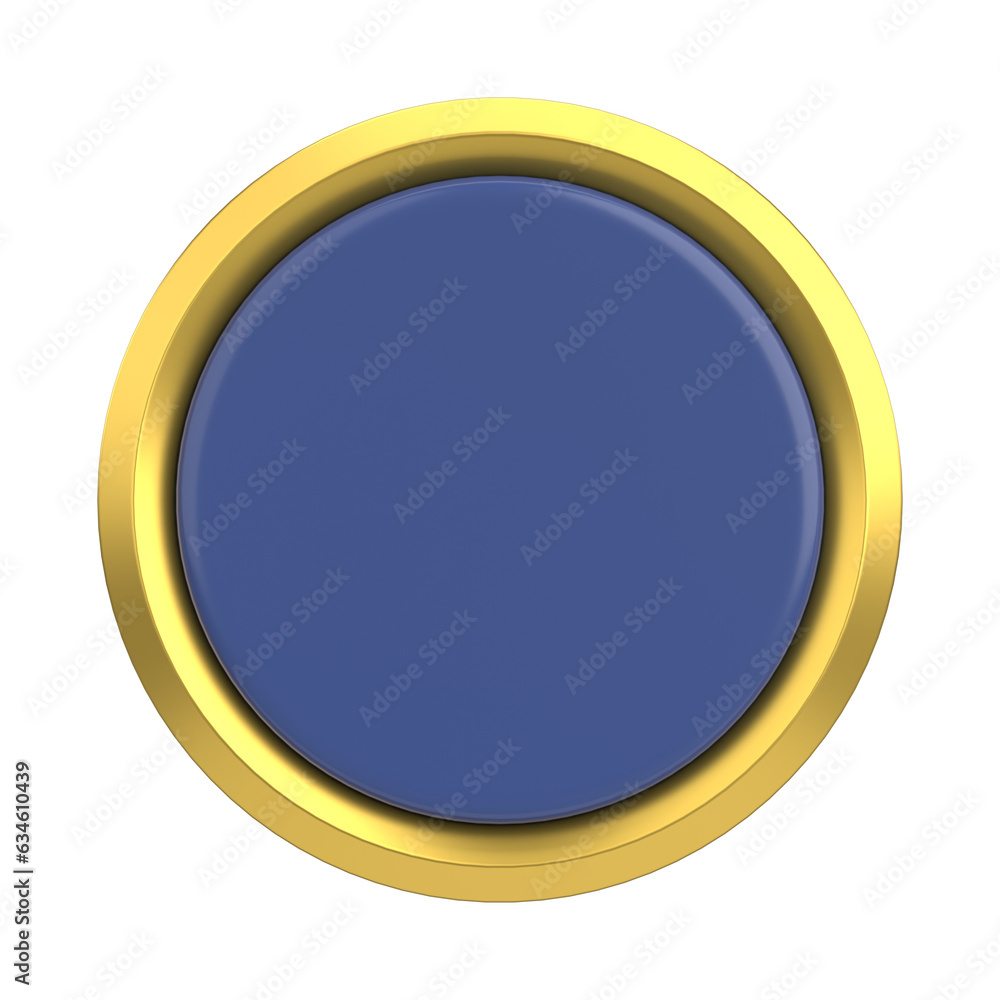 Luxury button. Empty button. 3D illustration. Luxury button. Empty button. 3D illustration.