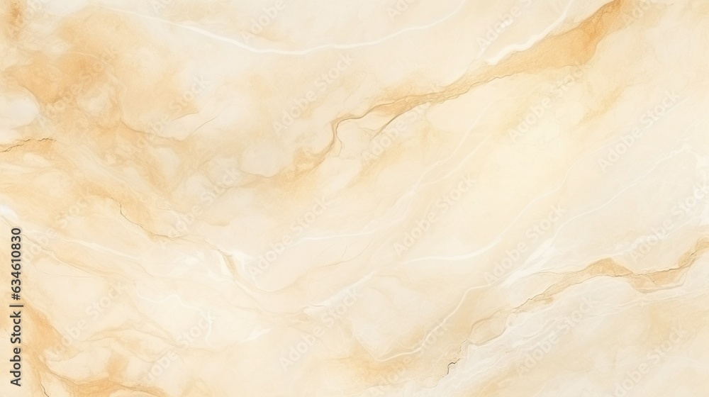 Generative AI : marble pattern texture background Cream Color