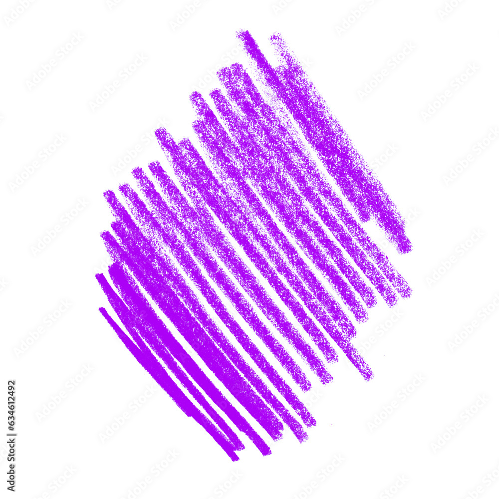 Buntstift Gekritzel in lila violett Buntstift Gekritzel in lila violett