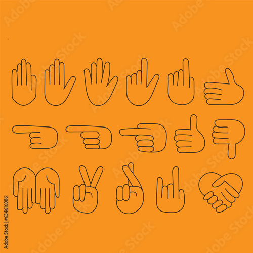 Hand Vector royalty-free images