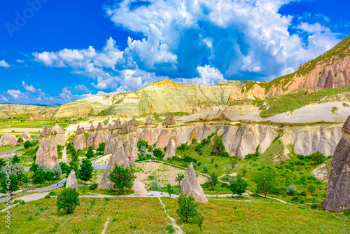 Place in Cappadocia-Fairy Chimneys (Pasabag Valley). photo