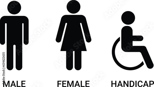 male and female toilet sign