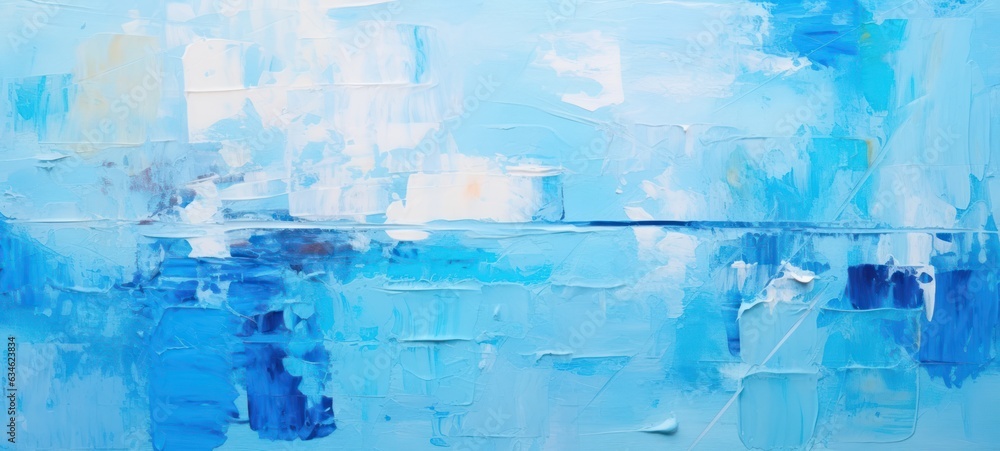 close up of a blue abstract art painting, texture with oil brush strokes on canvas, knife paint close up of a blue abstract art painting, texture with oil brush strokes on canvas, knife paint