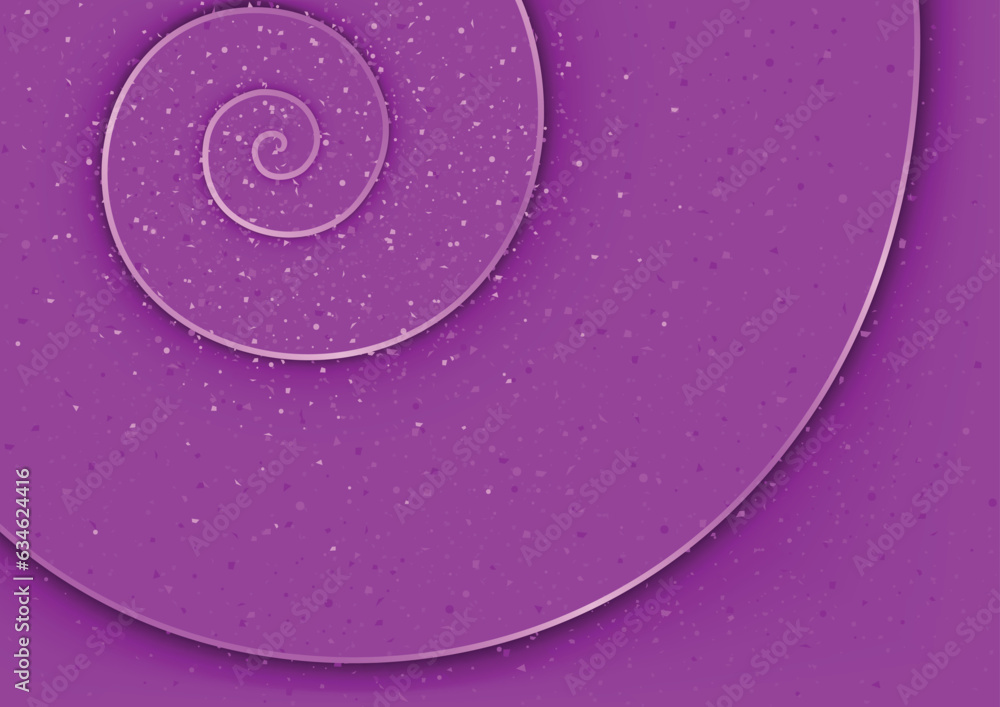 Purple Background with Layered Spiral Effect and Decorative Glitters Purple Background with Layered Spiral Effect and Decorative Glitters