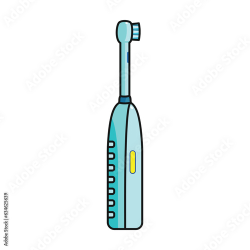 Toothbrush vector icon.Color vector icon isolated on white background toothbrush .