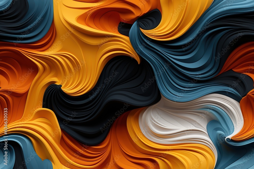 abstract background with waves