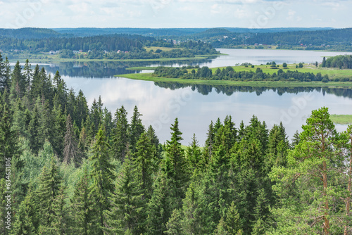 Forests and lakes of Karelia.