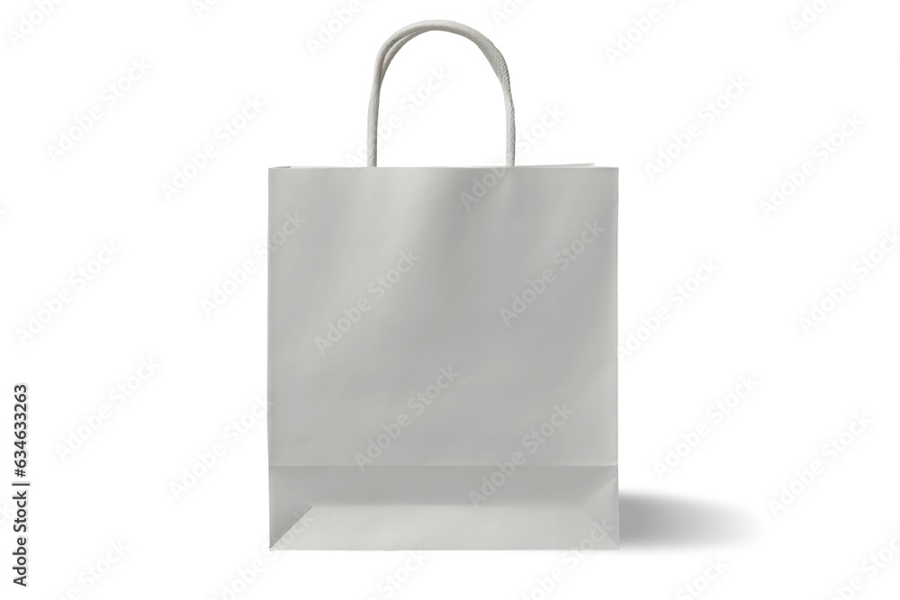 Recycled paper shopping bag on white isolated background. mockup. Element for design. Recycled paper shopping bag on white isolated background. mockup. Element for design.