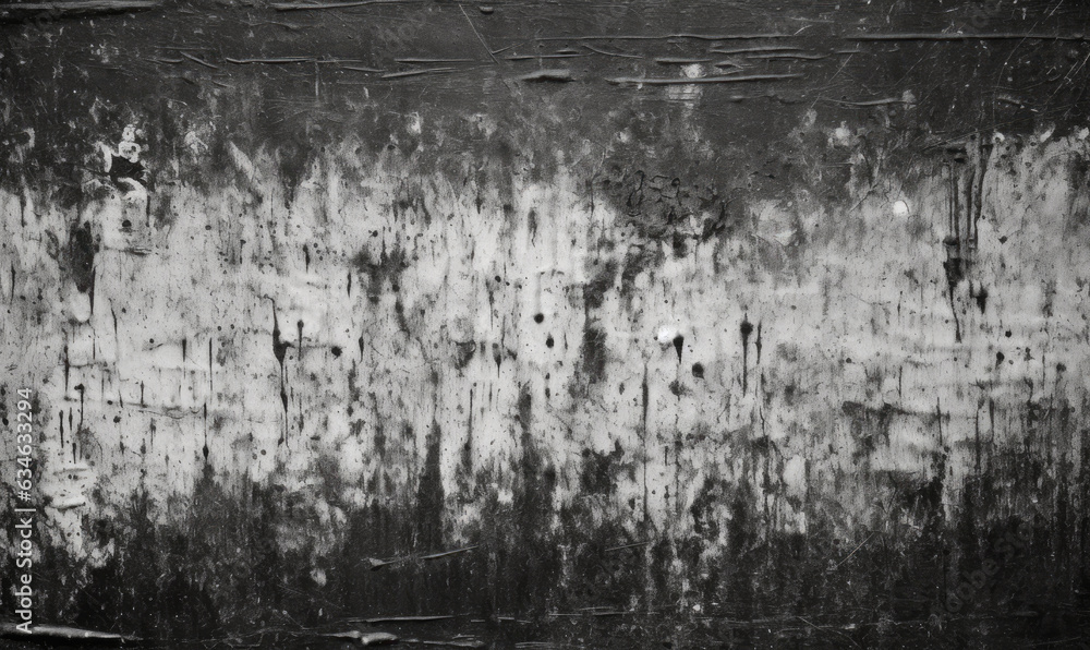 Textured dark gray old wall. Grunge cement background. For banner, postcard, book illustration. Created with generative AI tools