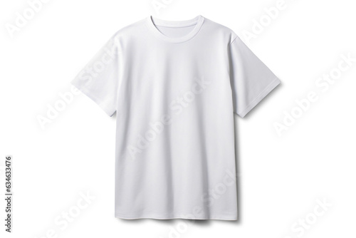 White shirts mockup used as design template, isolated on white background with clipping path. Element for design.