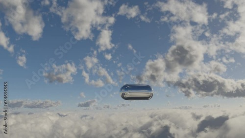 UAP tic tac shaped object flying UFO