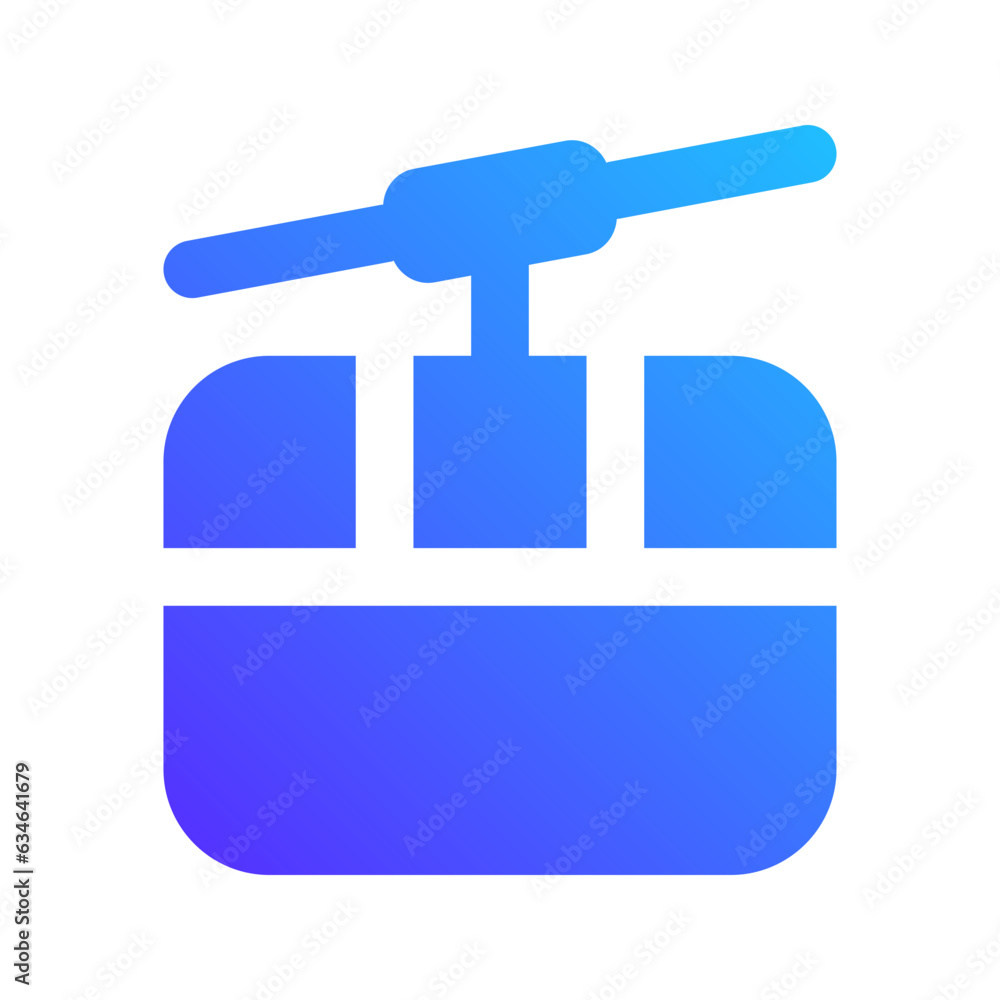 Fototapeta premium close gradient fill icon