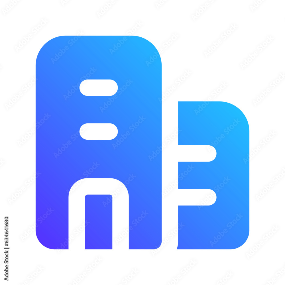hotel gradient fill icon hotel gradient fill icon