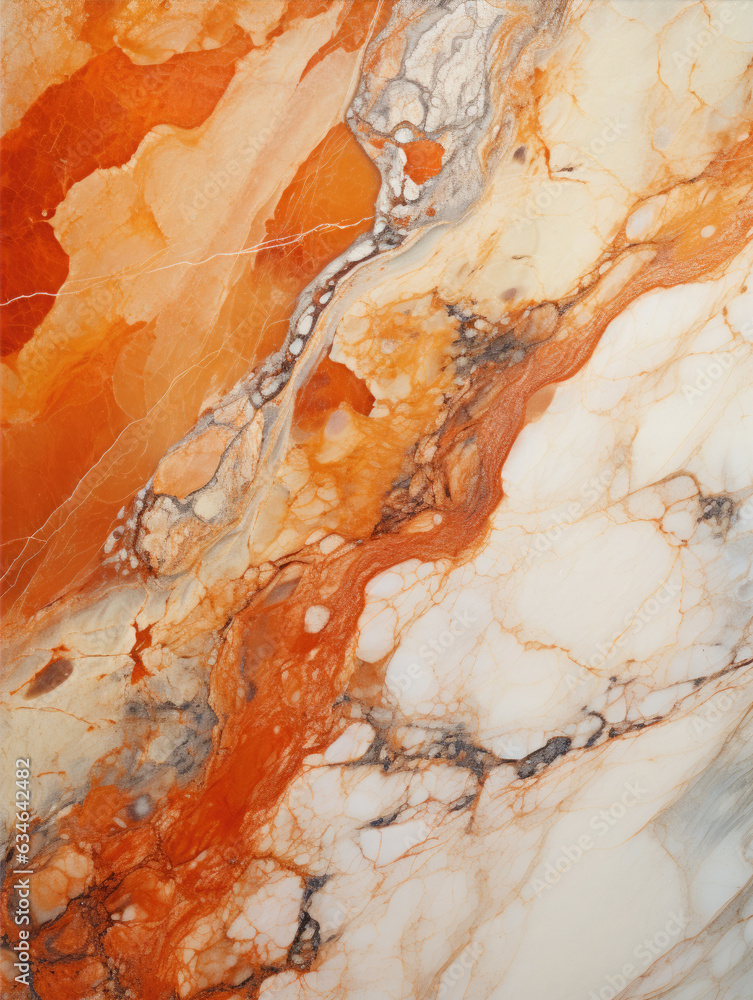 Fototapeta premium Warm colored natural marble texture background