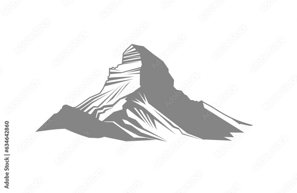 Matterhorn mountain graphic