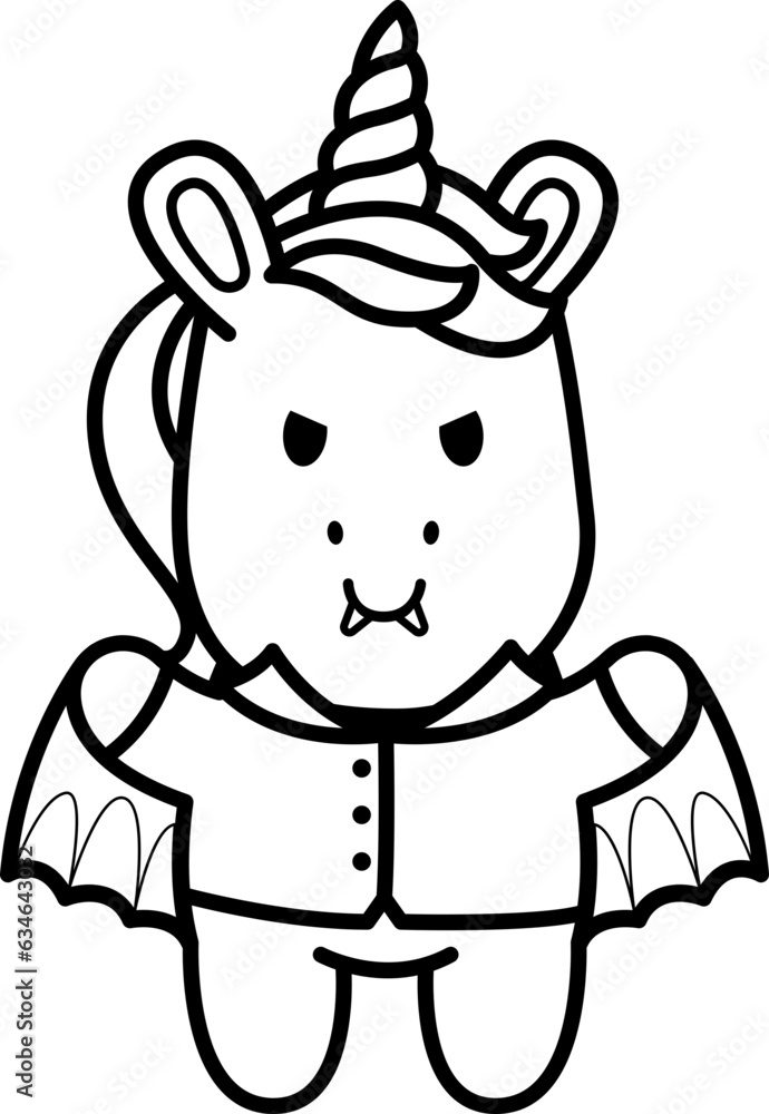 unicorn for halloween decorative element unicorn for halloween decorative element