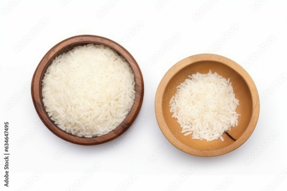 White rice bowl organic. Generate Ai