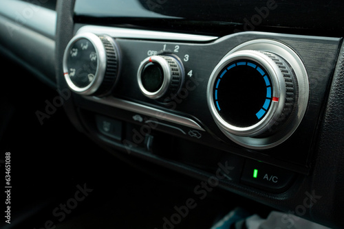 AC control panel in a car, after some edits. © Figan