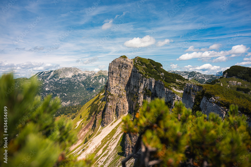 Berggipfel in den Alpen Österreichs