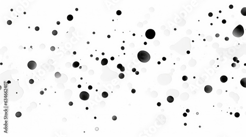 Black Spots on White Background
