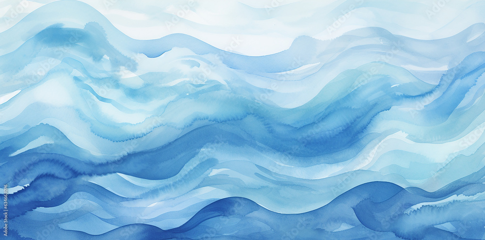 Abstract watercolor paint background illustration, generative AI