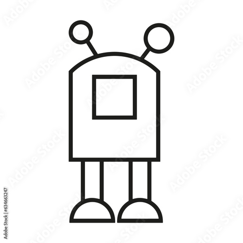 artificial intelligence technology icon symbol vector image. Illustration of artificial intelligence futuristic information human learning software design image © Danto
