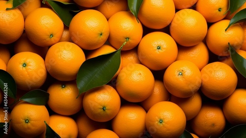 Background of fresh Oranges