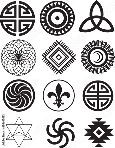 Ancient Symbols Vector Pack