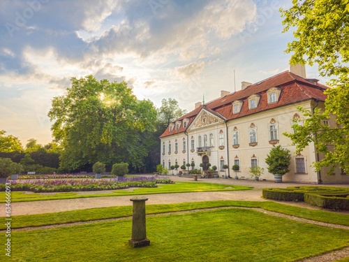 Baroque palace in Nieborow - French Garden photo