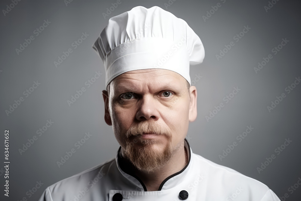 Porträt eines Koches Porträt eines Koches