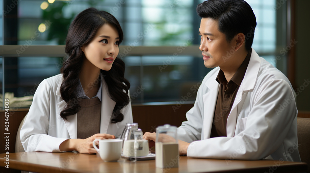 Fototapeta premium asian medical workers 