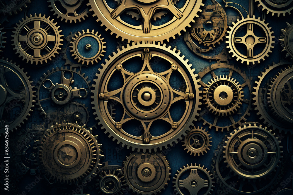 mesmerizing industry themed wall. Generative AI mesmerizing industry themed wall. Generative AI