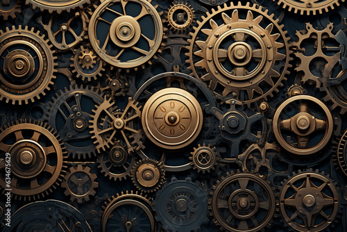 Wallpaper Mural mesmerizing industry themed wall.   Torontodigital.ca