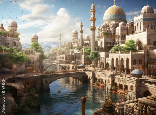 Amazing CGI Animation of a City Built on Water