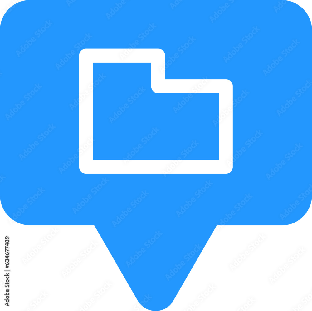 flat stayle talk icon