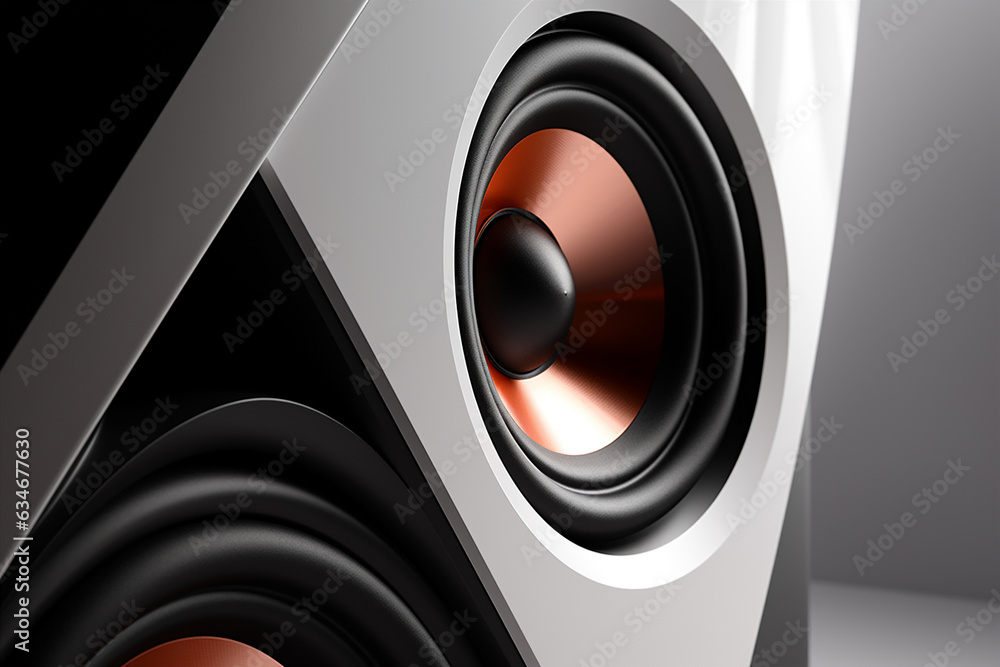 graphic of a modern minimalist speaker with sharp edges. graphic of a modern minimalist speaker with sharp edges.