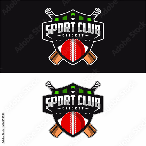 Cricket Team Logo Template Design