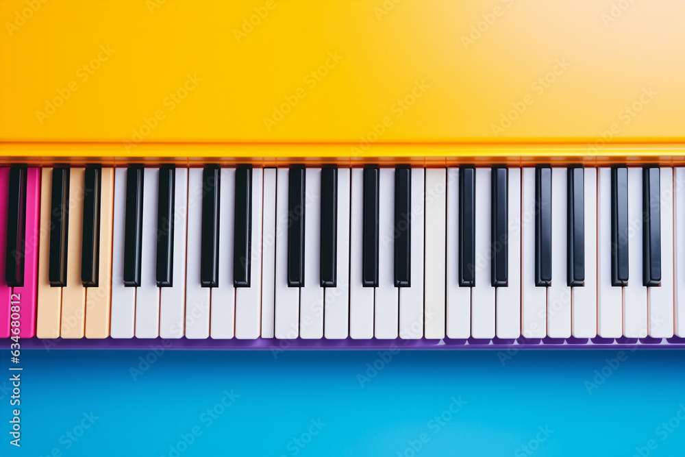 minimalistic piano keyboard. minimalistic piano keyboard.