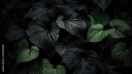Nature black leafs © ZEKINDIGITAL