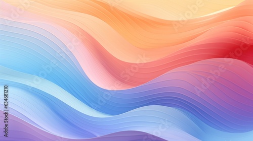 Waves Pastel Colors Waves Background