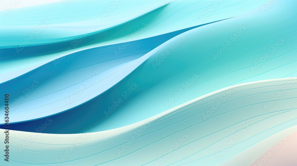 Obraz premium Layered Waves Background