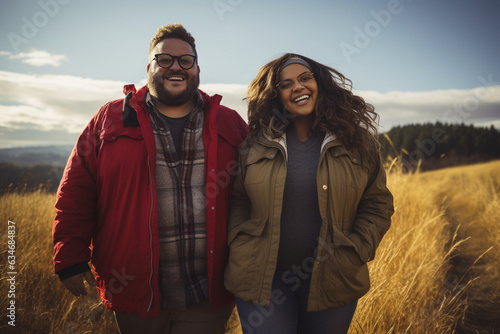 friends or a couple going for a brisk walk or hike, exemplifying the social and active aspects of weight loss  © forenna