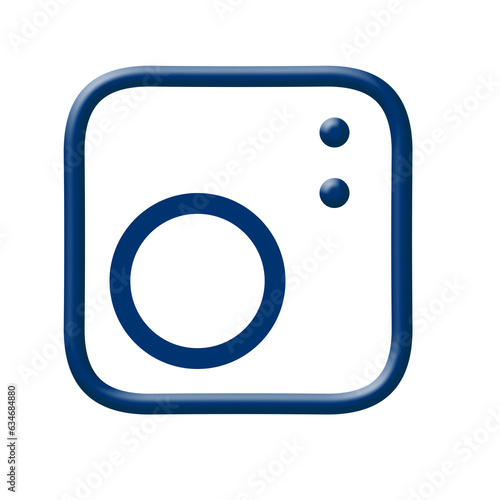 Camera icon simple style Isolated vector illustration