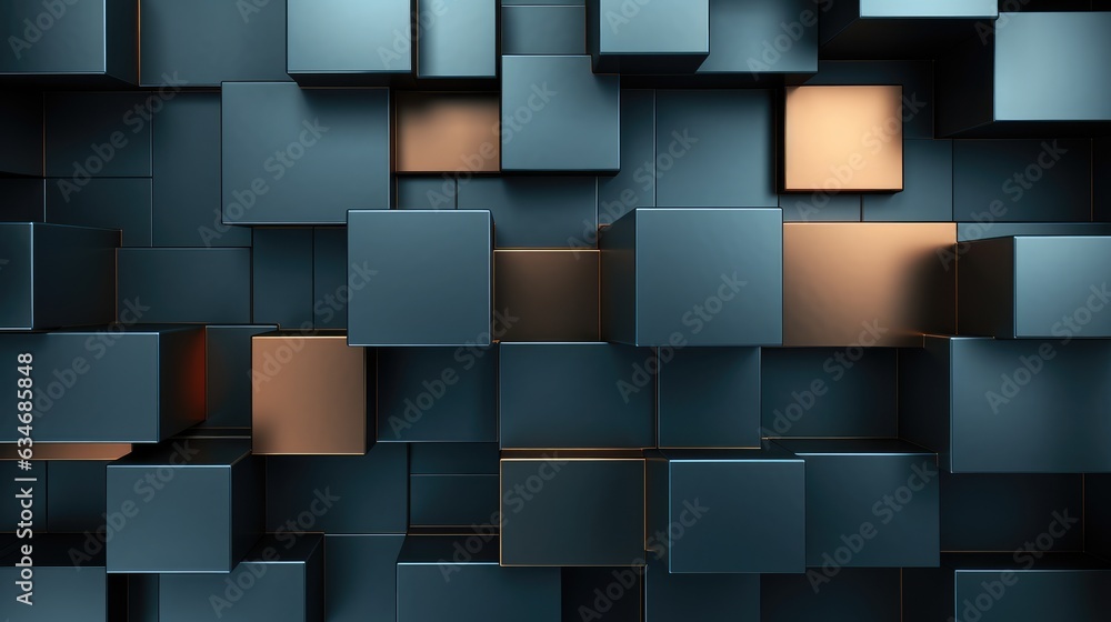Metal squares background Metal squares background