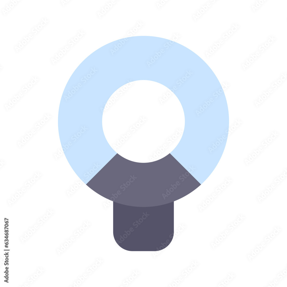 ring light flat icon ring light flat icon