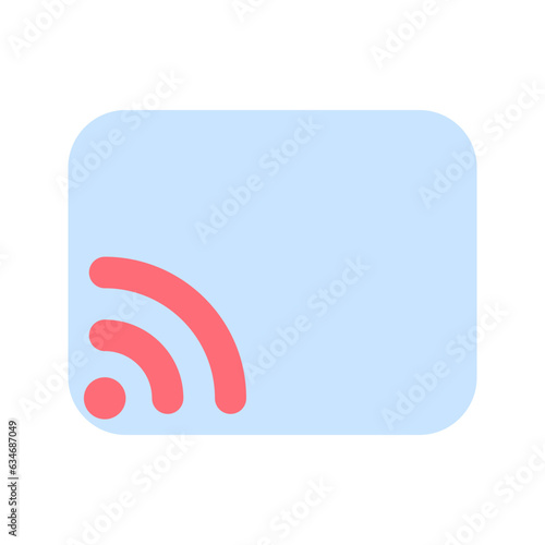 cast flat icon