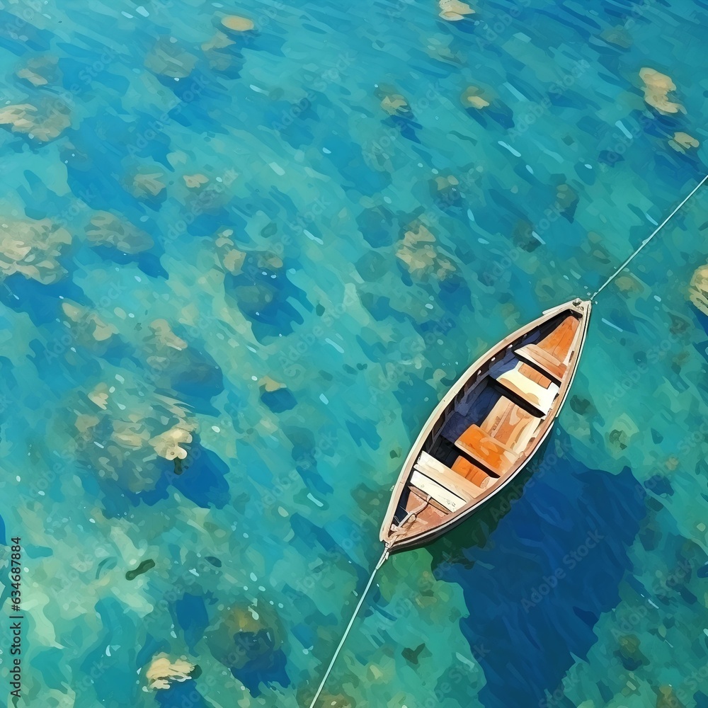 boat in the sea