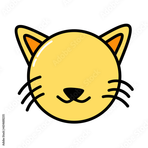 Faceless Yellow Cat